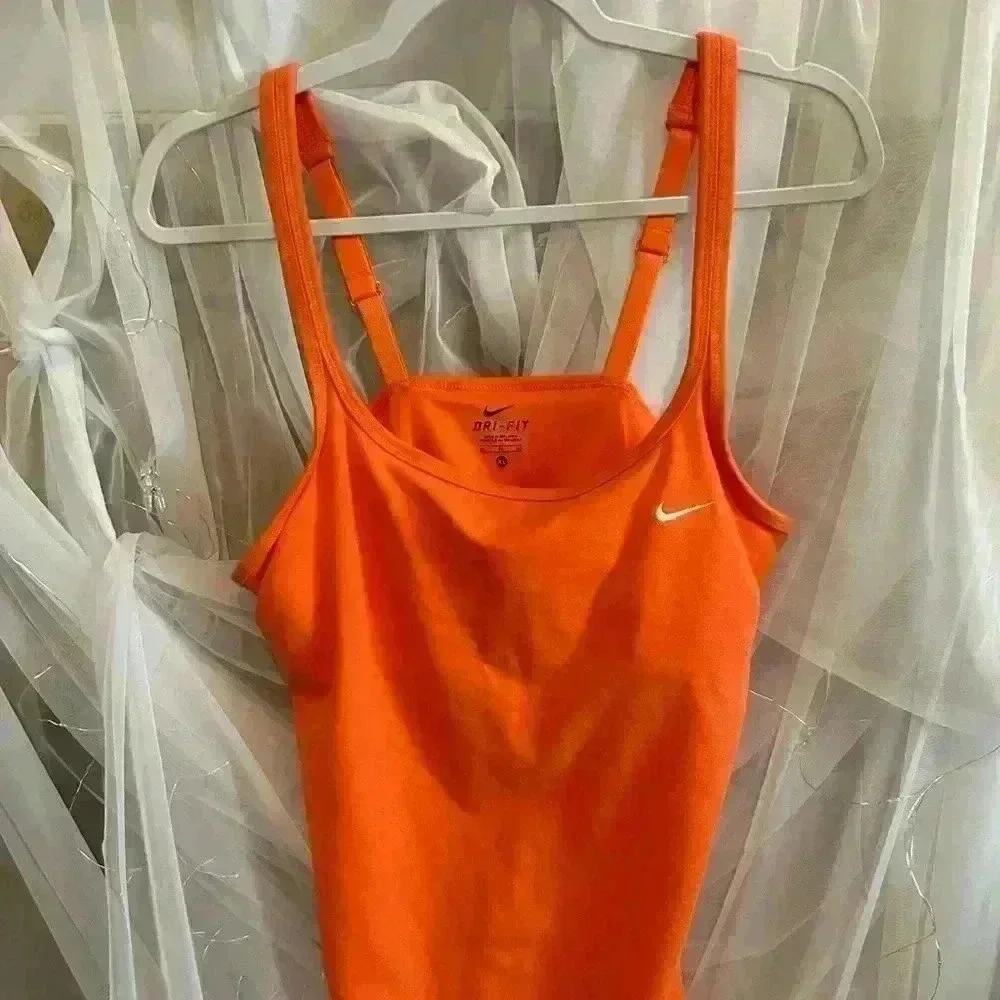 Nike Orange Performance Sports Bra - Picture 1 of 5